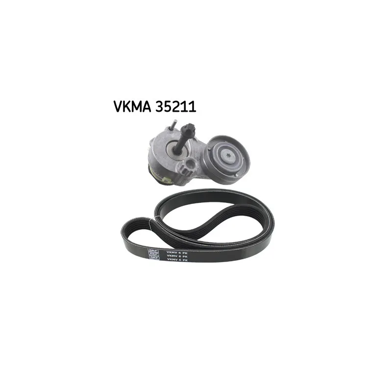 Jeu de courroies trapézoïdales à nervures SKF VKMA 35211
