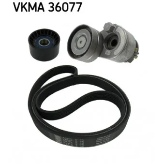 Jeu de courroies trapézoïdales à nervures SKF VKMA 36077