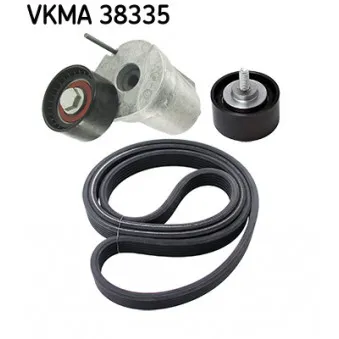 Jeu de courroies trapézoïdales à nervures SKF VKMA 38335