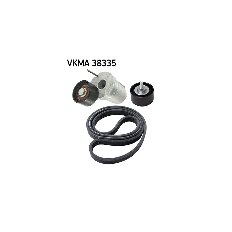 Jeu de courroies trapézoïdales à nervures SKF VKMA 38335