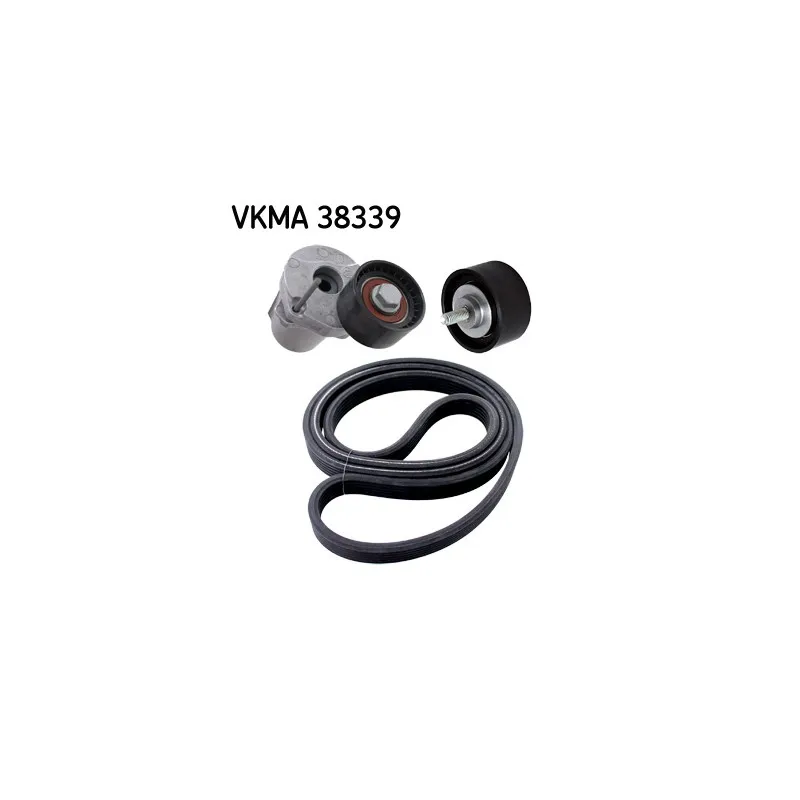 Jeu de courroies trapézoïdales à nervures SKF VKMA 38339
