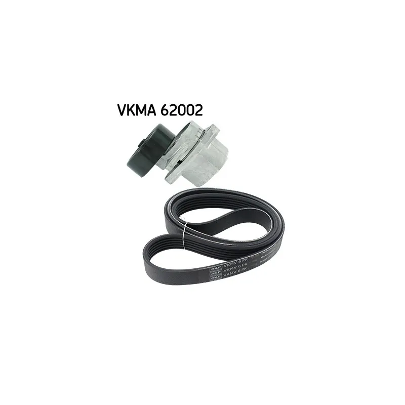 Jeu de courroies trapézoïdales à nervures SKF VKMA 62002