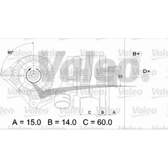 Alternateur VALEO 437384