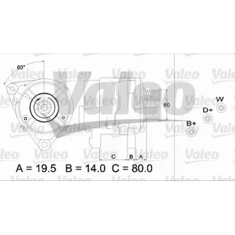 Alternateur VALEO 437385