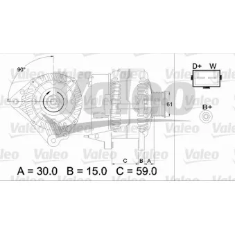 Alternateur VALEO 437386