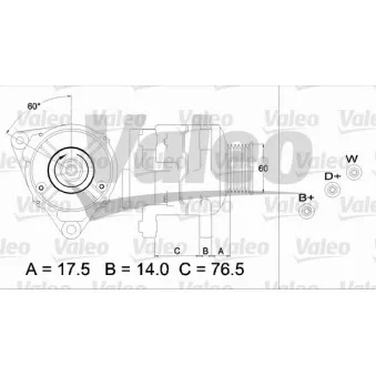 Alternateur VALEO 437387