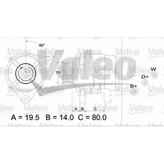 Alternateur VALEO 437391