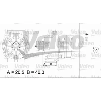 Alternateur VALEO 437393
