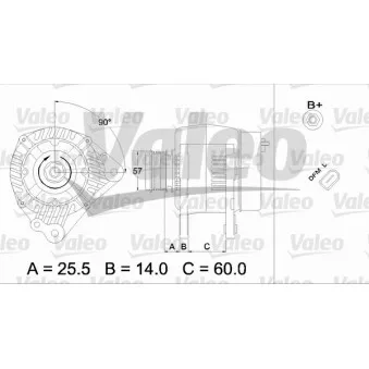 Alternateur VALEO 437395