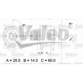 Alternateur VALEO 437399