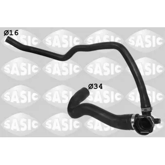 Durite de radiateur SASIC 3406496
