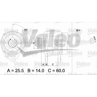 Alternateur VALEO 437419