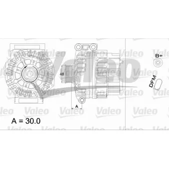 Alternateur VALEO 437426