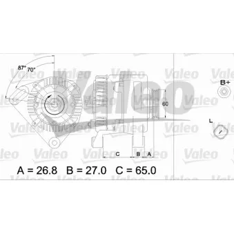 Alternateur VALEO 437428