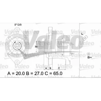 Alternateur VALEO 437443