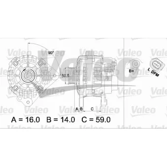 Alternateur VALEO 437445