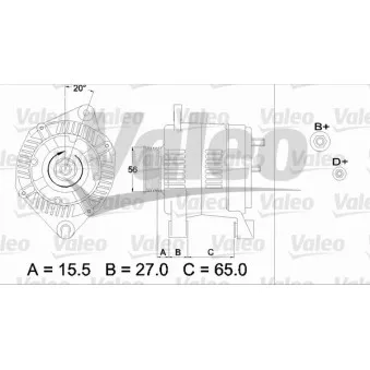 Alternateur VALEO 437462