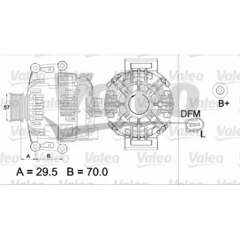 Alternateur VALEO 437468