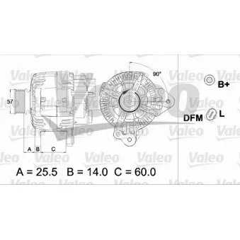 Alternateur VALEO 437469
