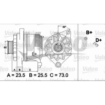 Alternateur VALEO 437487