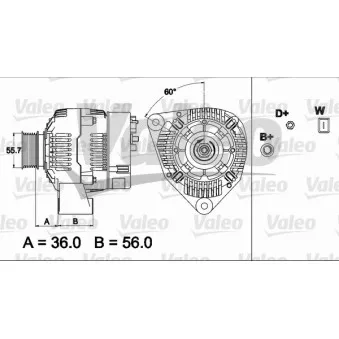 Alternateur VALEO 437499