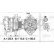 Alternateur VALEO 437501 - Visuel 1