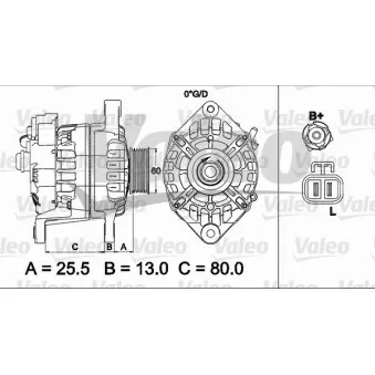 Alternateur VALEO 437501