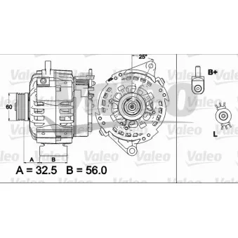 Alternateur VALEO 437509