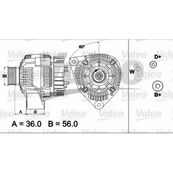 Alternateur VALEO 437511