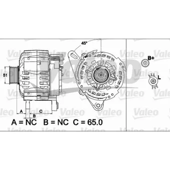 Alternateur VALEO 437512