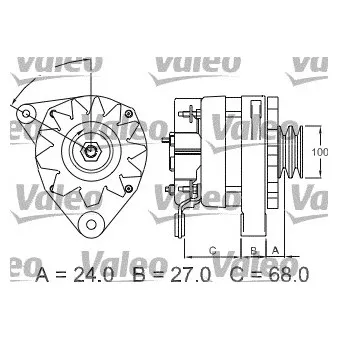 Alternateur VALEO 439099
