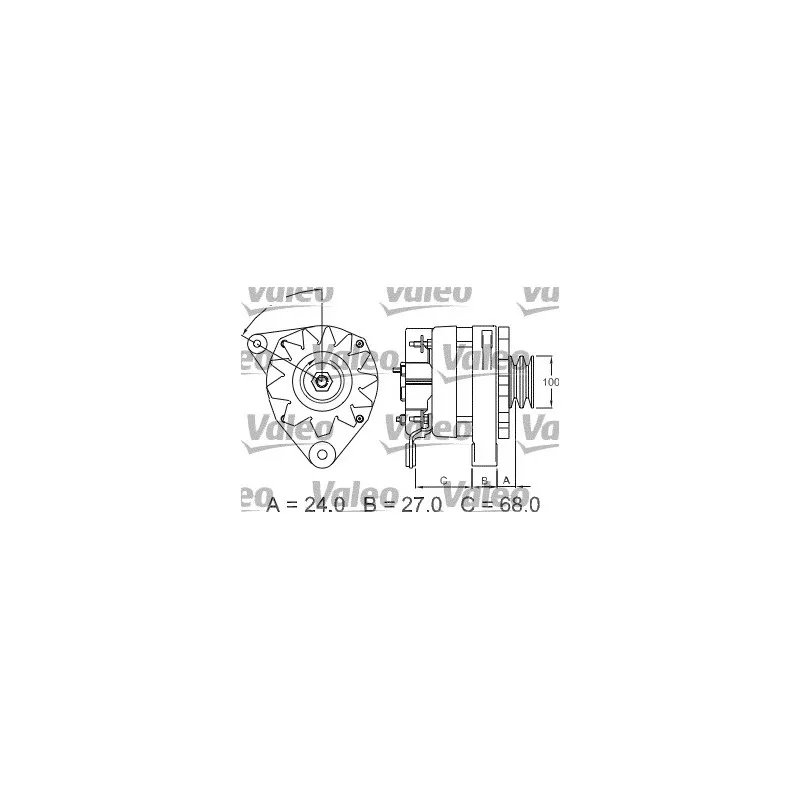 Alternateur VALEO 439099
