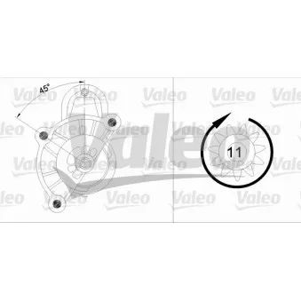 Démarreur VALEO 455513