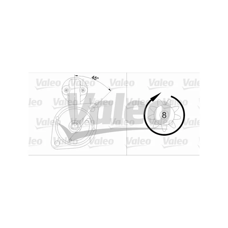 Démarreur VALEO 455558