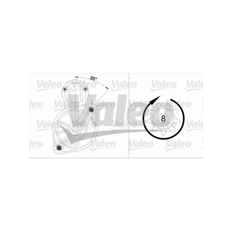 Démarreur VALEO 455561
