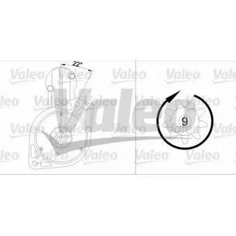 Démarreur VALEO 455567