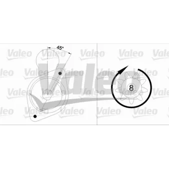 Démarreur VALEO 455568