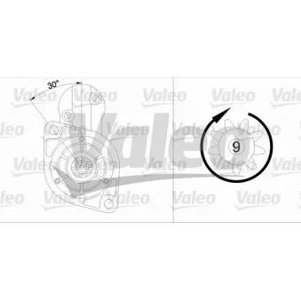 Démarreur VALEO 455570