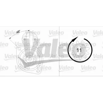 Démarreur VALEO 455572