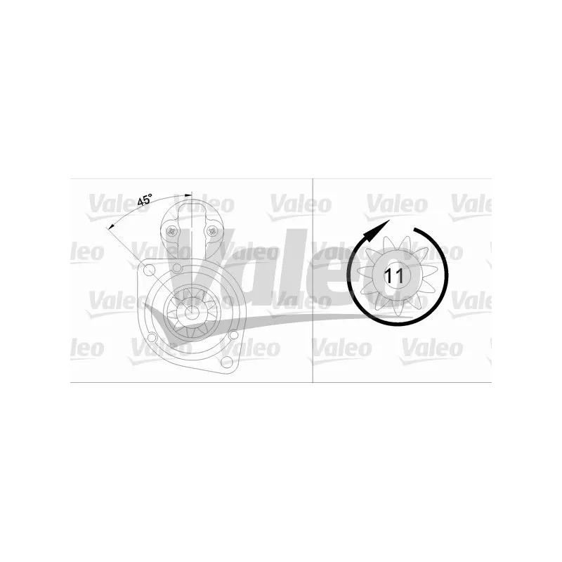 Démarreur VALEO 455572