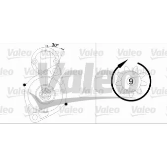 Démarreur VALEO 455574
