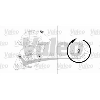 Démarreur VALEO 455578