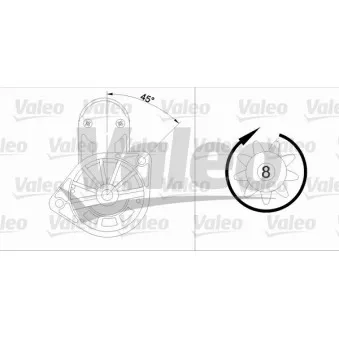 Démarreur VALEO 455583