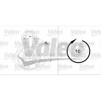 Démarreur VALEO 455584
