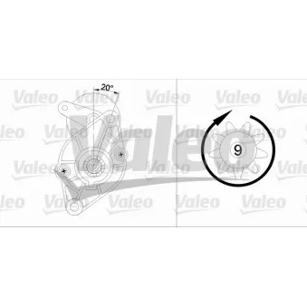 Démarreur VALEO 455590