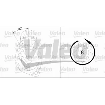 Démarreur VALEO 455593