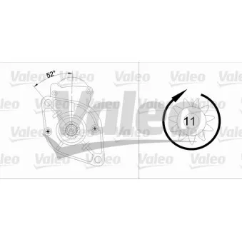 Démarreur VALEO 455595
