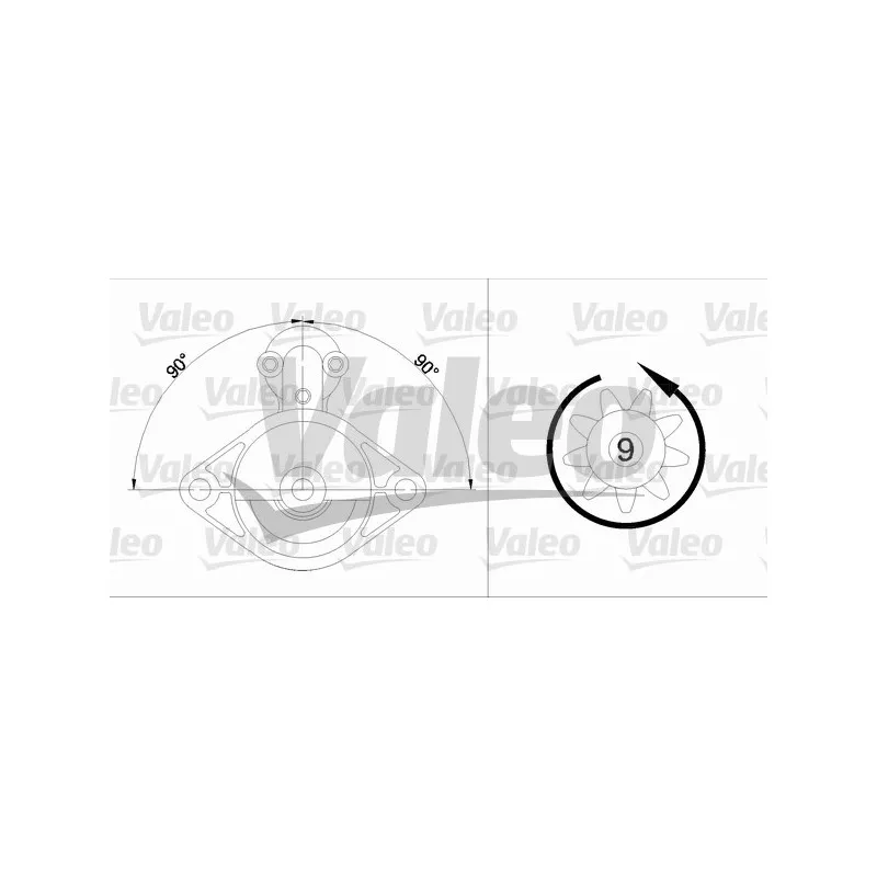 Démarreur VALEO 455601