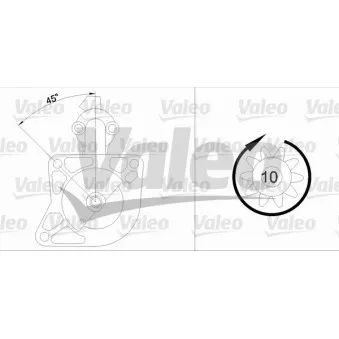Démarreur VALEO 455605