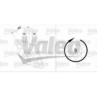 Démarreur VALEO 455611